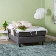Pikkukuva: Unelle 300 jenkkisänky pocket 5-vyöh. hard 120x200cm, Fano 93 tummanharmaa, sis. jalat 60033mu