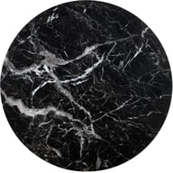 Pikkukuva: Luna sarjapöydät, musta marmori / musta runko