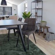 Pikkukuva: House Nordic Middel ruokatuoli, tummanharmaa mikrokuitu