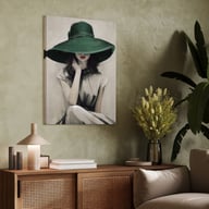 Pikkukuva: Green Hat taulu 70x120cm