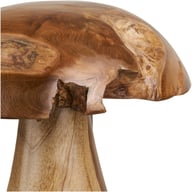 Pikkukuva: Kodi mushrooms koriste-esine teak/natural (2kpl/setti)