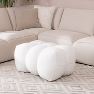 Pikkukuva: Puffy rahi 75x35x50 cm luonnonvalkoinen