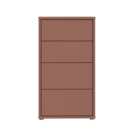 Pikkukuva: Kajo lipasto 4-ltk kapea terracotta