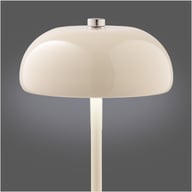 Pikkukuva: House Nordic ladattava pöytävalaisin, metalli, beige, ø13 cm