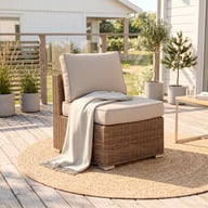 Pikkukuva: Mode väliosa natural polyrottinki / beige pehmuste