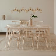 Pikkukuva: Klassikko ruokailuryhmä 90x175 kuudelle nordic koivu