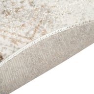 Pikkukuva: Luna matto ø133 cm valkoinen-beige