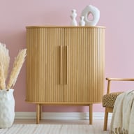 Pikkukuva: Meta kaappi 118 cm, natural tammi (viilu)