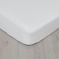 Pikkukuva: Hoie muotoonommeltu aluslakana 120x200 cm valkoinen