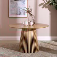 Pikkukuva: Metz pyöreä ruokapöytä 120cm natural tammi