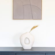 Pikkukuva: House Nordic keraaminen maljakko 27,8cm valkoinen