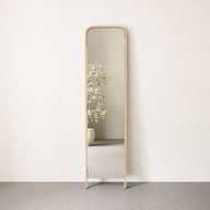 Pikkukuva: Umbra Bellwood nojaava peili 39x154 cm luonnonväri