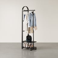 Pikkukuva: Umbra Bellwood vaaterekki 39x44x168 cm musta