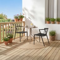 Pikkukuva: Trento & Deco ruokailuryhmä pyöreä 60cm kahdelle
