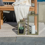 Pikkukuva: House Nordic Corfu lyhty, 2kpl:n setti, vihreä
