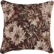 Pikkukuva: House Nordic tyyny, kukkakuvio ruskea/beige, 45x45 cm