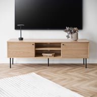 Pikkukuva: House Nordic Kyoto tv-taso 150x40, natural tammiviilu / mustat jalat