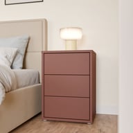Pikkukuva: Kajo yöpöytä 3-ltk terracotta