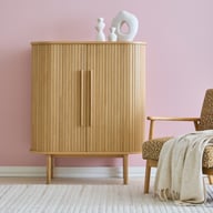 Pikkukuva: Meta kaappi 118 cm, natural tammi (viilu)