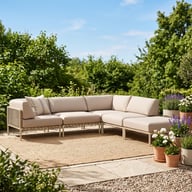 Pikkukuva: Asgård avokulmasohva rahipäädyllä, taupe/beige