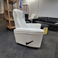 Harald Recliner-nojatuoli, valkoinen nahka