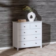 Pikkukuva: Hovi lipasto 3+2 ltk (80)-Valkoinen