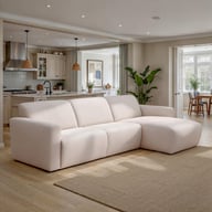 Pikkukuva: Basel 3-istuttava divaanisohva oikea (KN+C152+RJ76+KN, 260cm) Austin 02 beige
