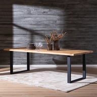 Pikkukuva: Estelle lankkupöytä 240x95 öljytty tammi, U-jalalla