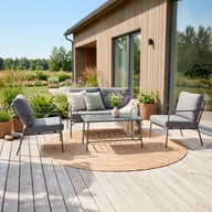 Pikkukuva: Bella sohvaryhmä 2+1+1+sp, harmaa/beige