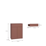 Pikkukuva: Kajo eteiskaappi laatikolla terracotta