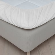 Pikkukuva: Hoie muotoonommeltu aluslakana 120x200 cm valkoinen
