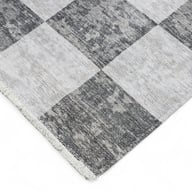 Ruutu matto 200x290cm harmaa