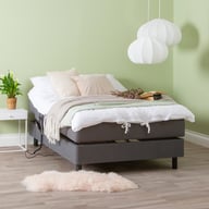 Pikkukuva: Unelle 300 moottorisänky pocket 5-vyöh. 120x200cm, Fano 93 tummanharmaa, sis. jalat 60031mu