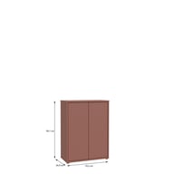 Pikkukuva: Kajo eteiskaappi 2 ovea terracotta