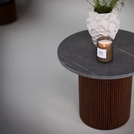 Pikkukuva: Härön sivupöytä 52 cm, ruskea/harmaa