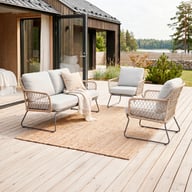 Pikkukuva: Provence sohvaryhmä 2+1+1, natural/beige