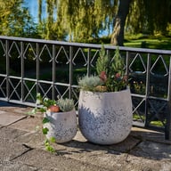 Pikkukuva: House Nordic Sutton ruukku, 2kpl:n setti, harmaa