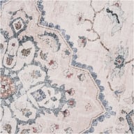 Pikkukuva: House Nordic matto, luonnonvalkoinen/beige/sininen, ø200 cm