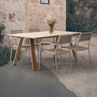 Pikkukuva: Messina & Calle ruokailuryhmä 160x100 neljälle