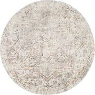 Pikkukuva: Luna matto ø133 cm valkoinen-beige