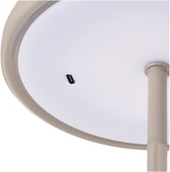 Pikkukuva: House Nordic ladattava pöytävalaisin, metalli, taupe, ø16 cm