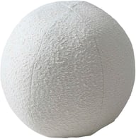 Pikkukuva: Pallo koristetyyny 25cm, valkoinen