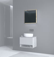 Pikkukuva: Kupla peili 60cm led-valolla, artisan tammi