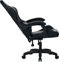 Gamer pelituoli musta: Ergonominen musta pelituoli tarjoaa mukavuutta pitkään istumiseen. Sopii täydellisesti koti- tai toimistotyöskentelyyn sekä pelaamiseen.