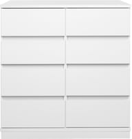 Pikkukuva: Sata lipasto nro 29. 92cm 8-ltk valkoinen, sokkeli