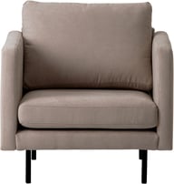 Pikkukuva: Copenhagen Scandic nojatuoli, beige / mustat jalat