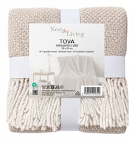 Pikkukuva: Tova torkkupeitto 130x170 cm beige