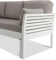 Pikkukuva: Kanerva 3-istuttava vuodesohva taittopatjasarjalla 190cm, valkoinen/beige