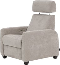 Pikkukuva: Zero Ergo Motor recliner-lepotuoli, Cloud 09 ruskea / wenge jalka