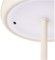 Pikkukuva: House Nordic ladattava pöytävalaisin, metalli, beige, ø13 cm